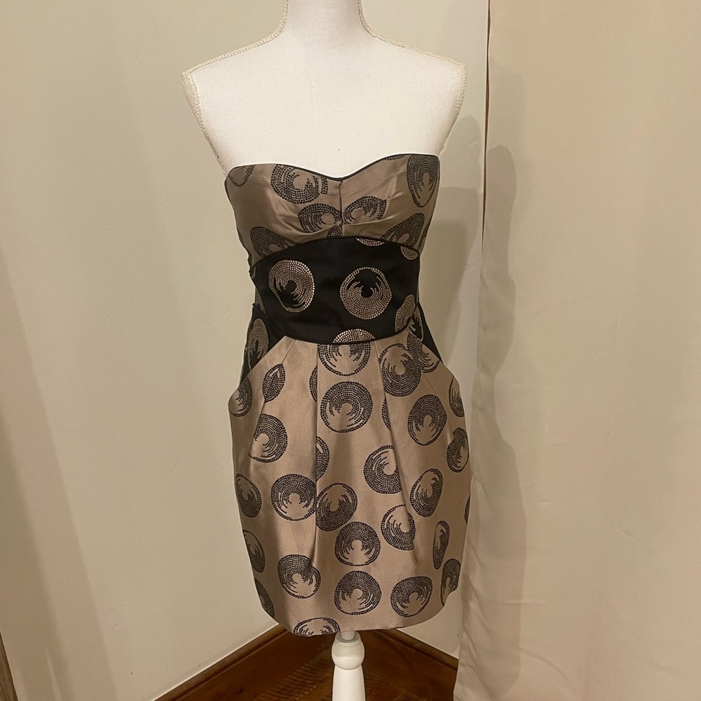 BCBGMAXAZRIA Strapless Mini Dress